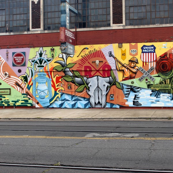 Train Mural