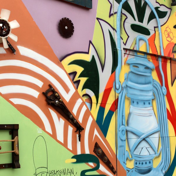 Train Mural