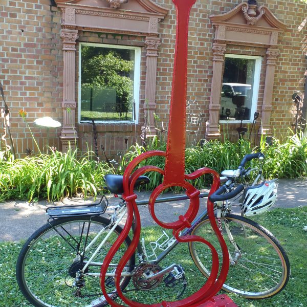 Guitar Bike Rack