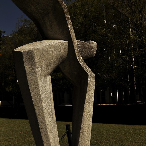 Untitled (abstract concrete sculpture)