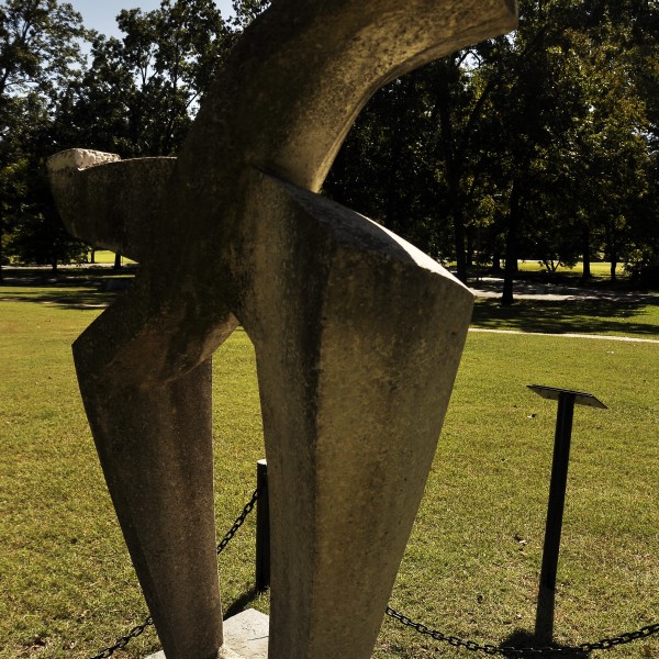 Untitled (abstract concrete sculpture)