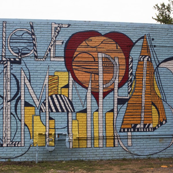 I Love Memphis Mural – “Abstract Love”